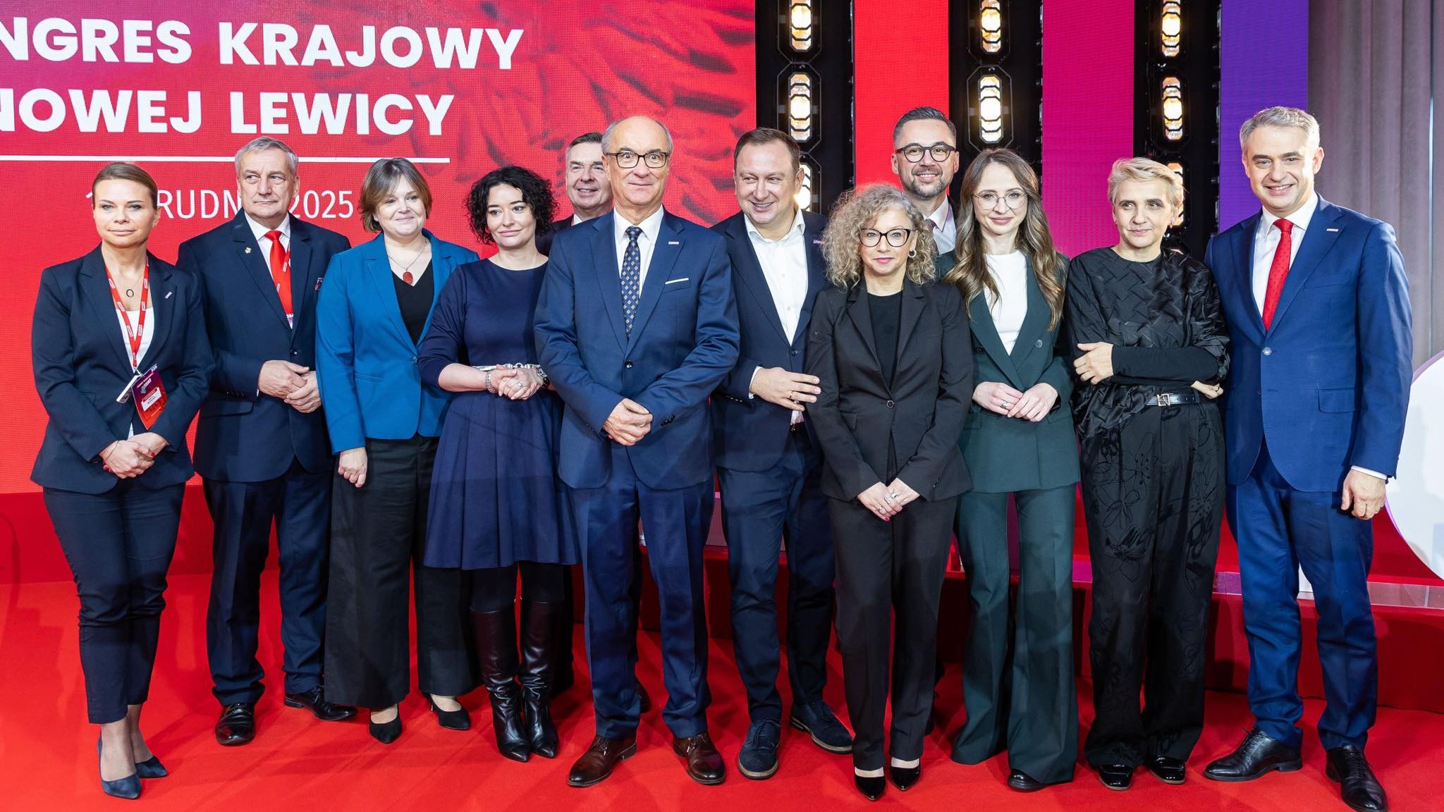 Kongres Nowej Lewicy 2025 – Włodzimierz Czarzasty i kierownictwo partii po wyborze władz