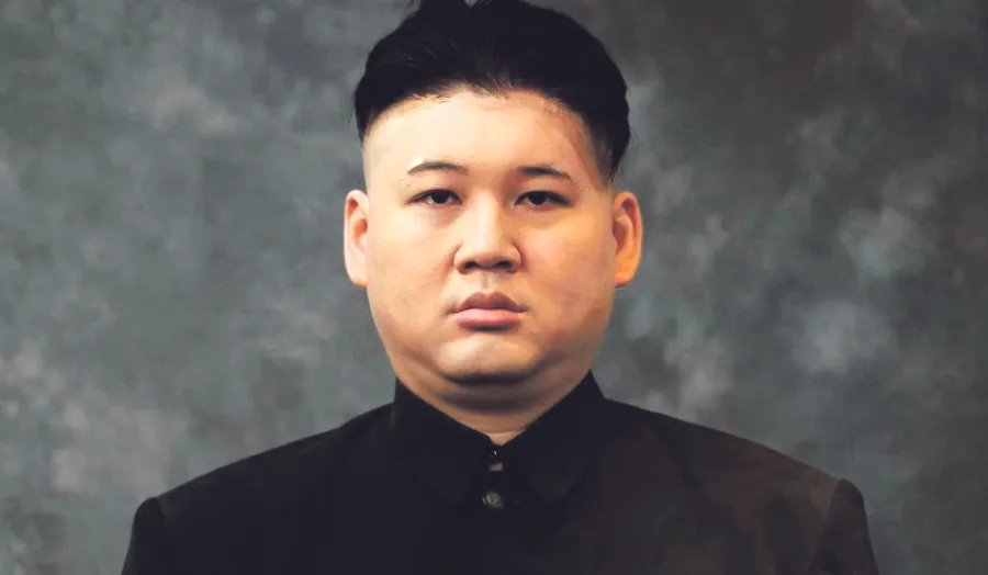 Kim Dzong Un w garniturze