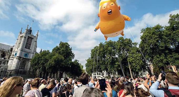 Trump niemile widziany