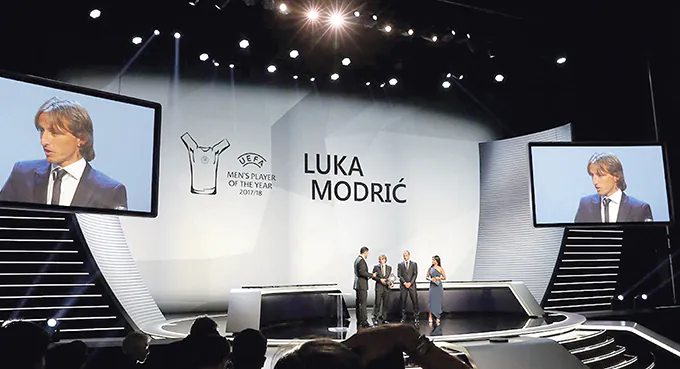 Kolejny laur dla Luki Modricia