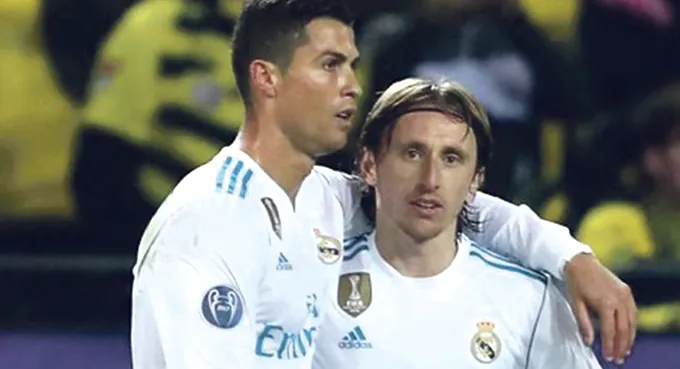 Modrić już nie jest kolegą CR7