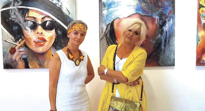 Dwie malarki, wspólna pasja