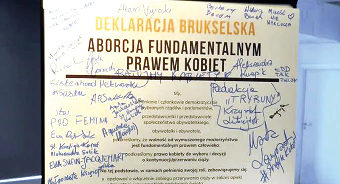 Deklaracja brukselska podpisana