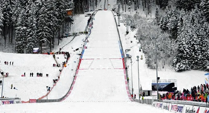 Poskaczą w Engelbergu