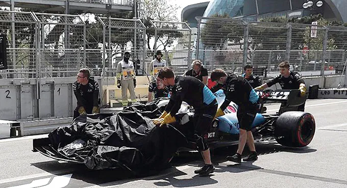 Kompromitacja Williamsa w Baku