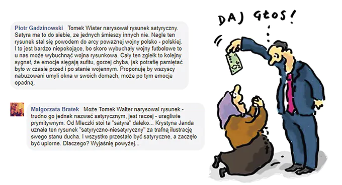 Wiater (Jandzie) w oczy