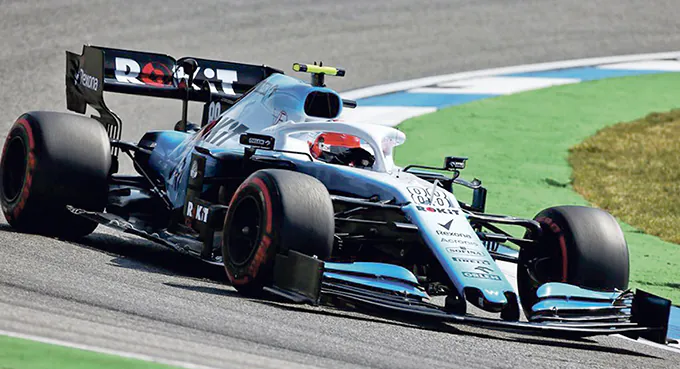 Szczęście Kubicy i Williamsa