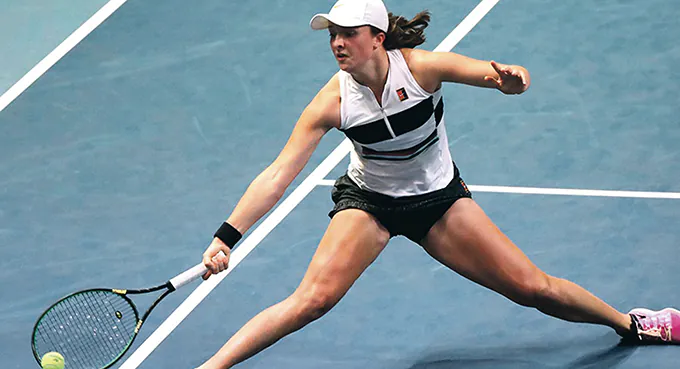 Krótki występ Świątek