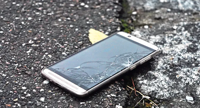 Kąpiel razem z komórką