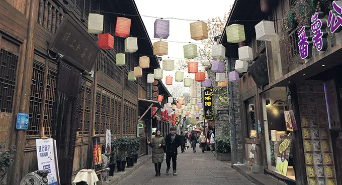 Chińskie nadmorskie miasto Ningbo