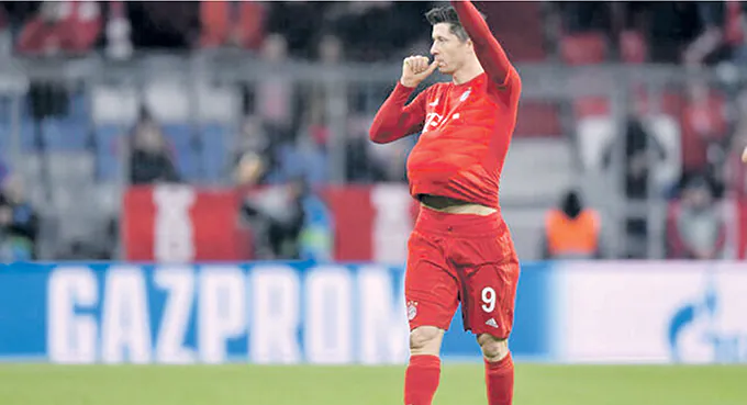 Podwójna radość Lewego