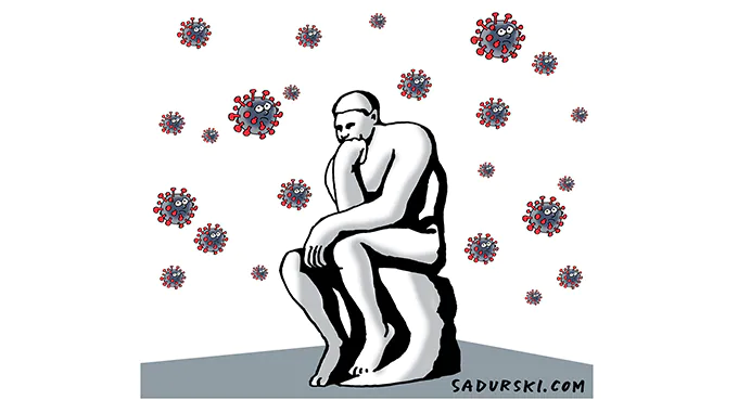 Koronawirus widziany z balkonu