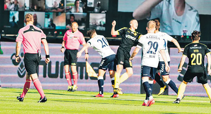 Wirtualne trybuny w Aarhus