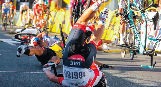 Kraksy w Tour de Pologne