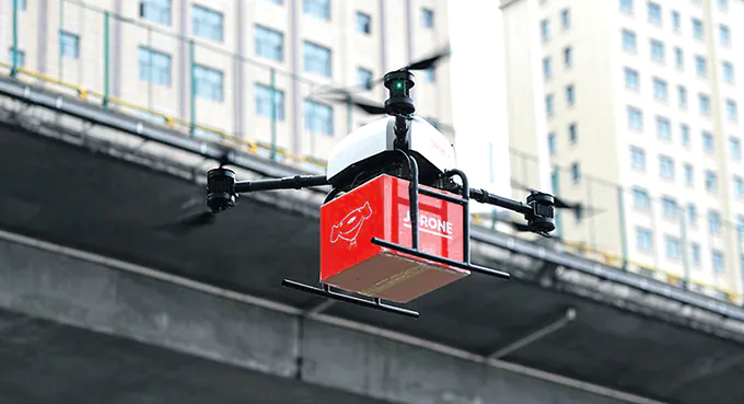 Bezzałogowy dostarczyciel przesyłek, samojezdny pojazd, zautomatyzowana fabryka…  Pojawienie się epidemii stwarza nowe możliwości dla przemysłu