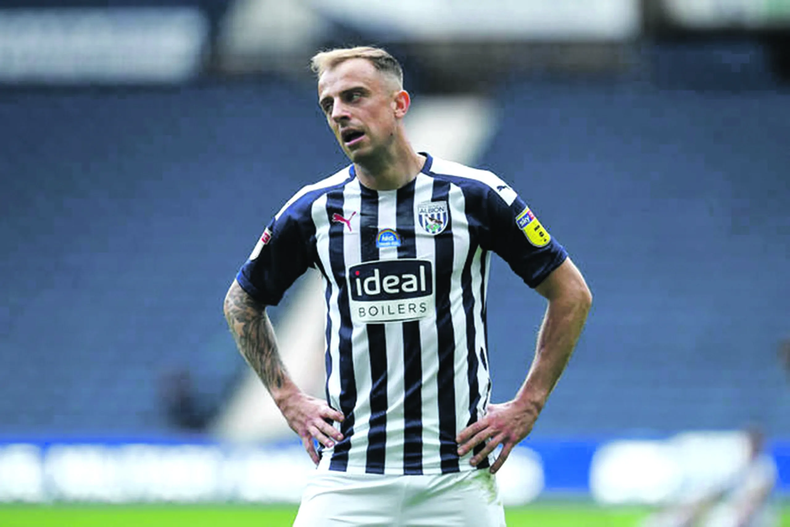 Grosicki cierpi  w West Bromwich
