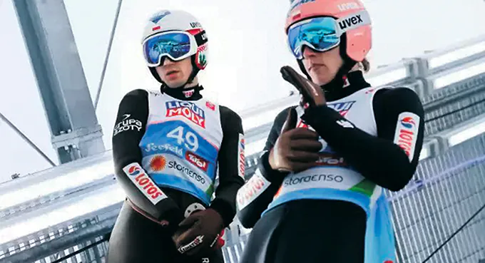 Nasi skoczkowie nie zawiedli jako drużyna