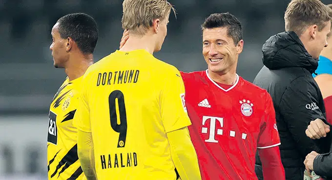 Lewy zgasił Haalanda