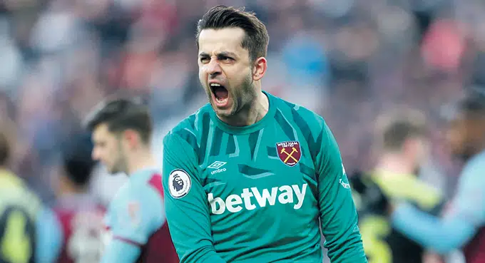 Fabiański gra w West Hamem o Ligę Mistrzów