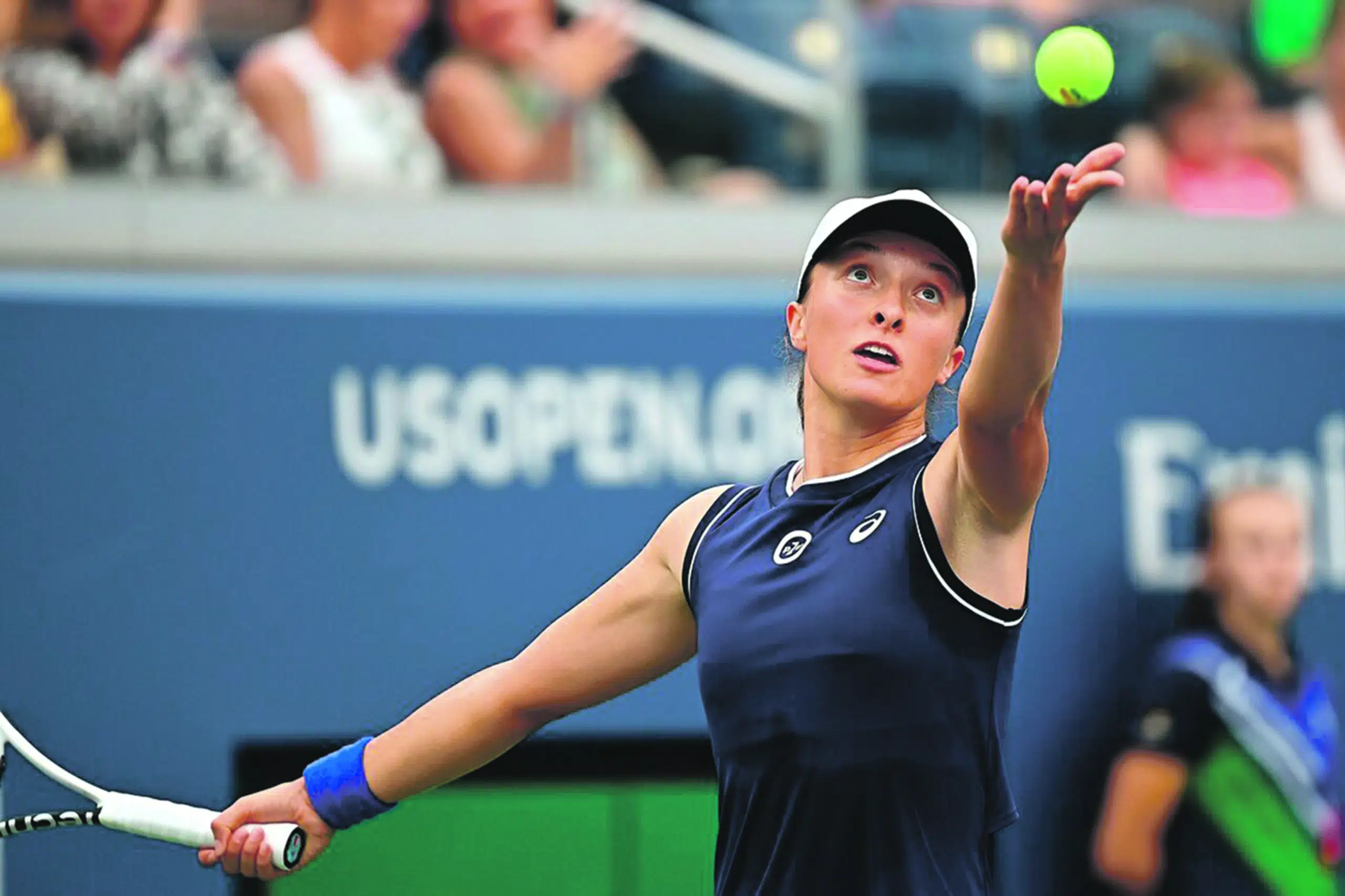 Iga Świątek płacze, ale wygrywa w US Open