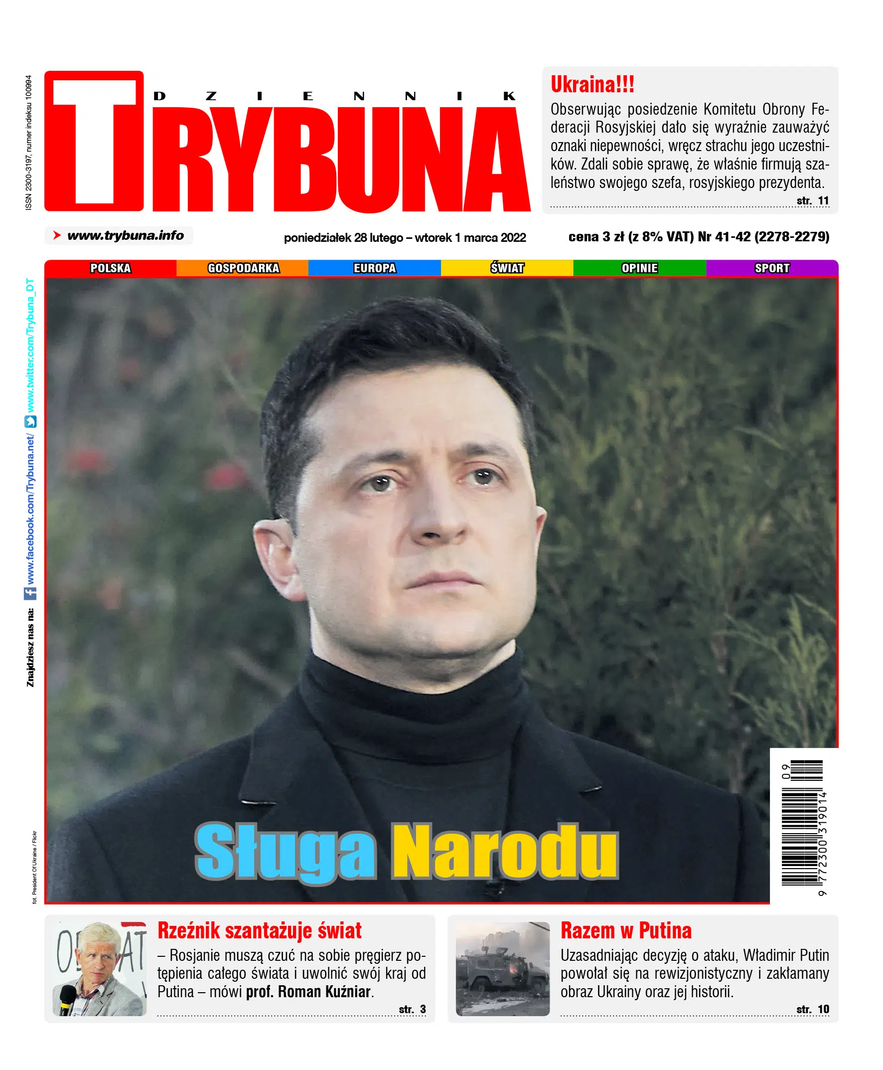 Dziennik Trybuna 2022-02-28 nr 2278-2279