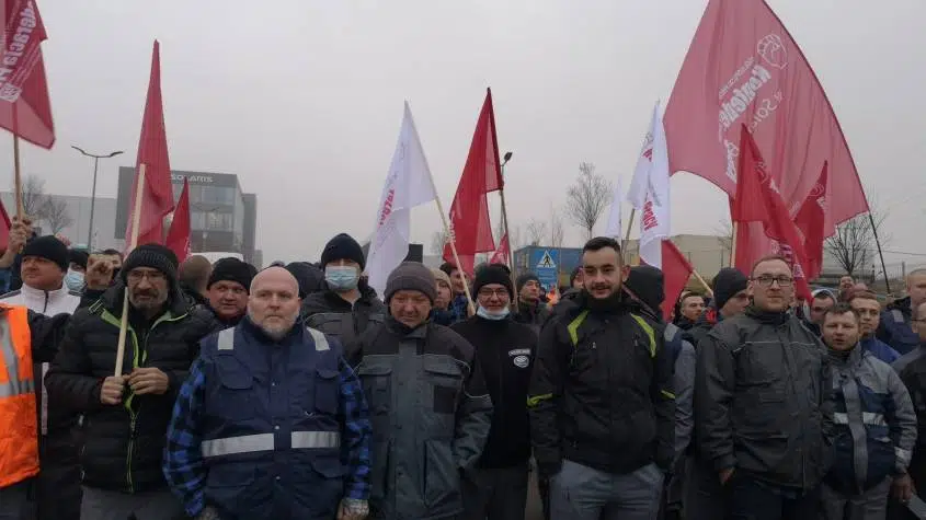 Lewica w obronie związkowców