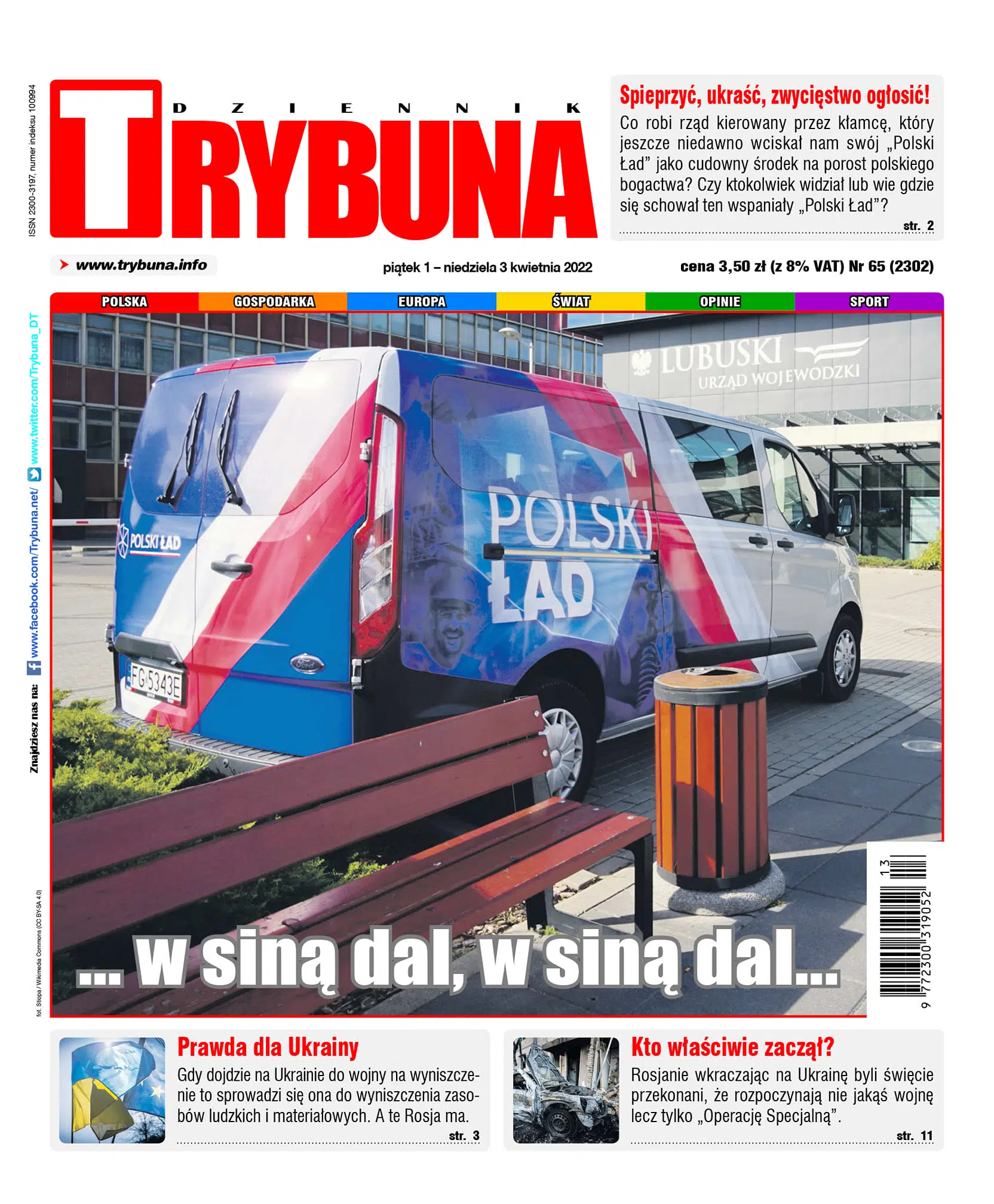 Dziennik Trybuna 2022-04-01 nr 2302