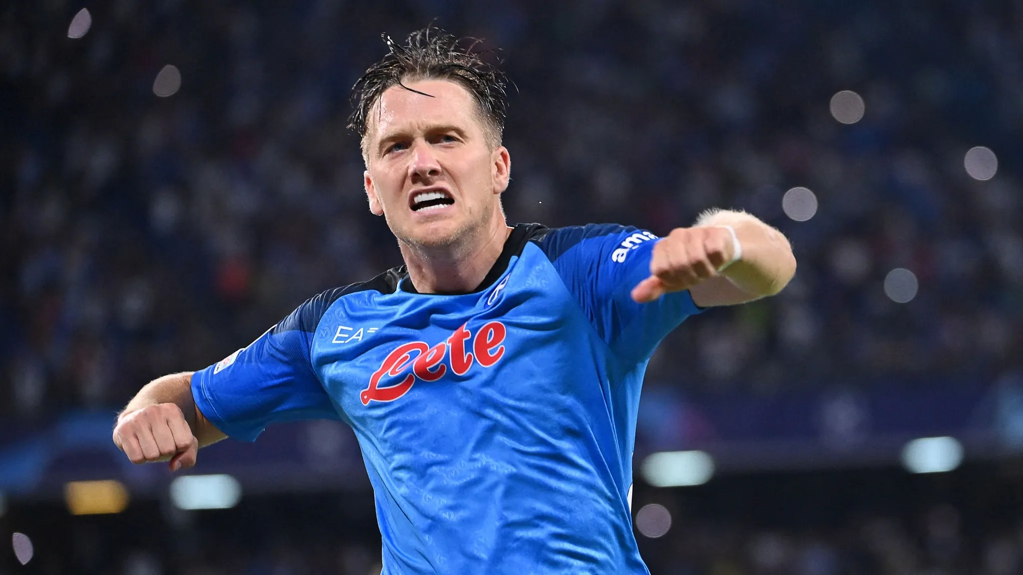 Świetny Zieliński, hattrick Lewandowskiego