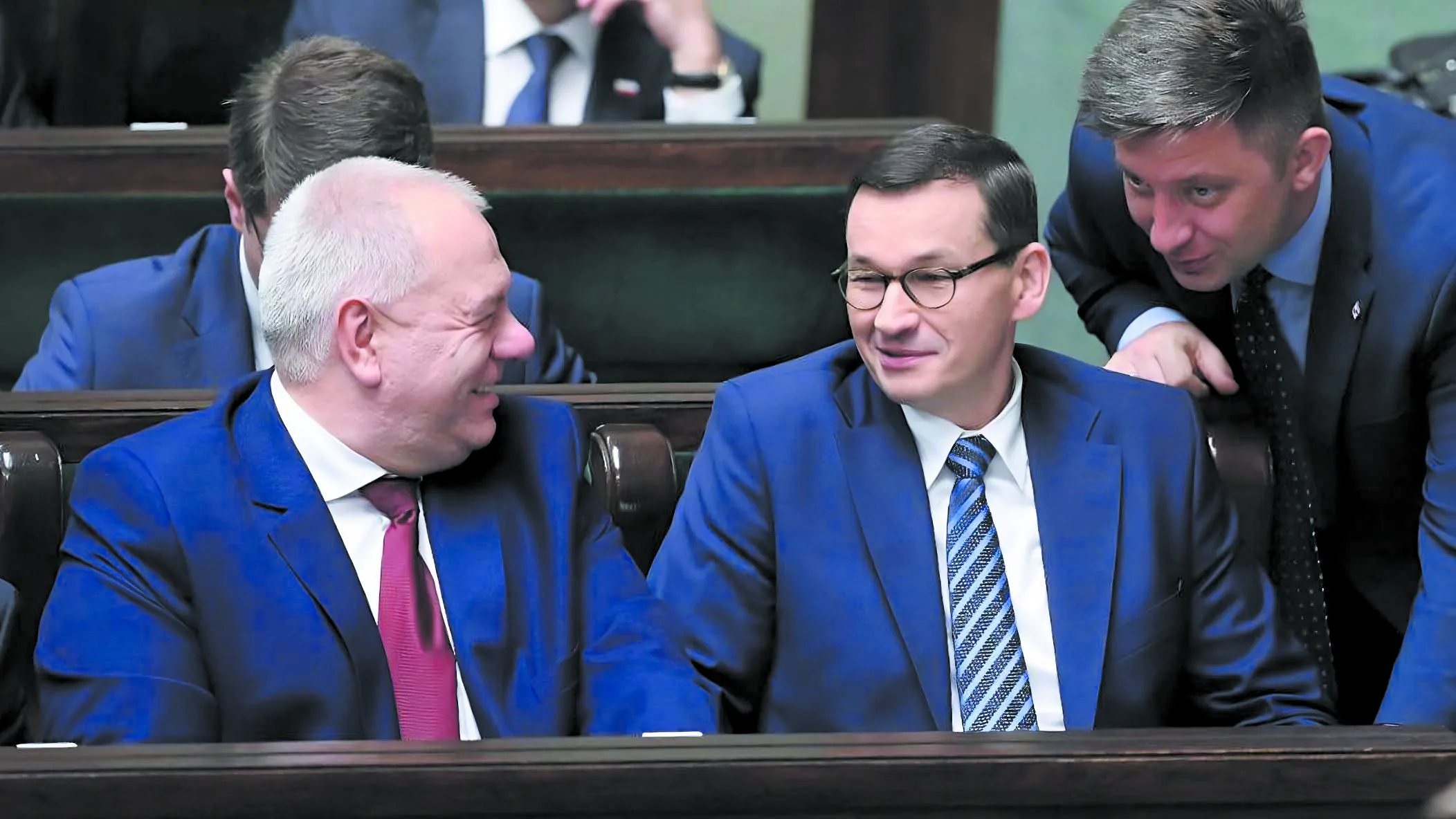 Morawiecki z Sasinem z gabineciku na bruczek?