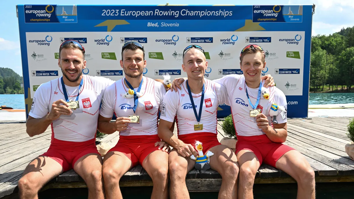 Polska czwórka podwójna mistrzami Europy