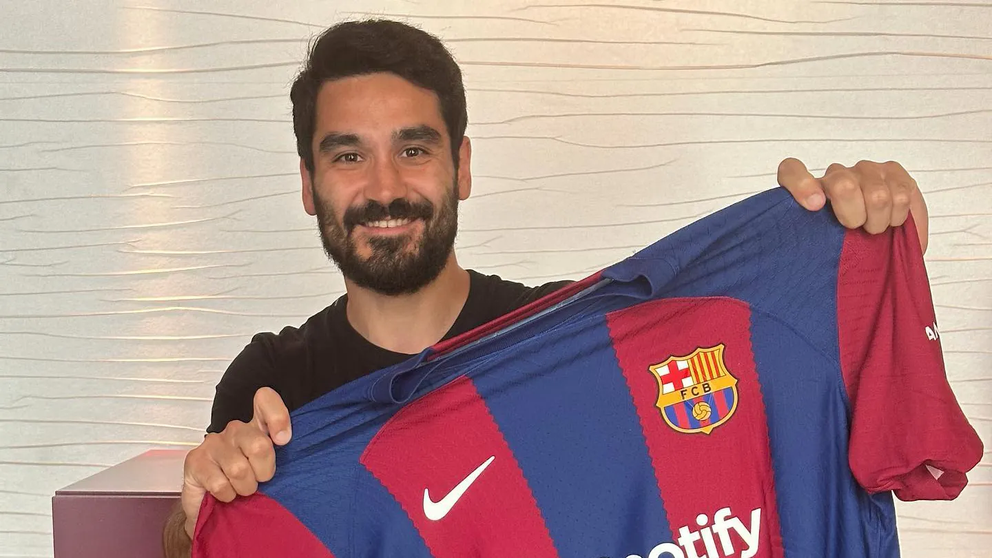 Gündoğan w Barcelonie