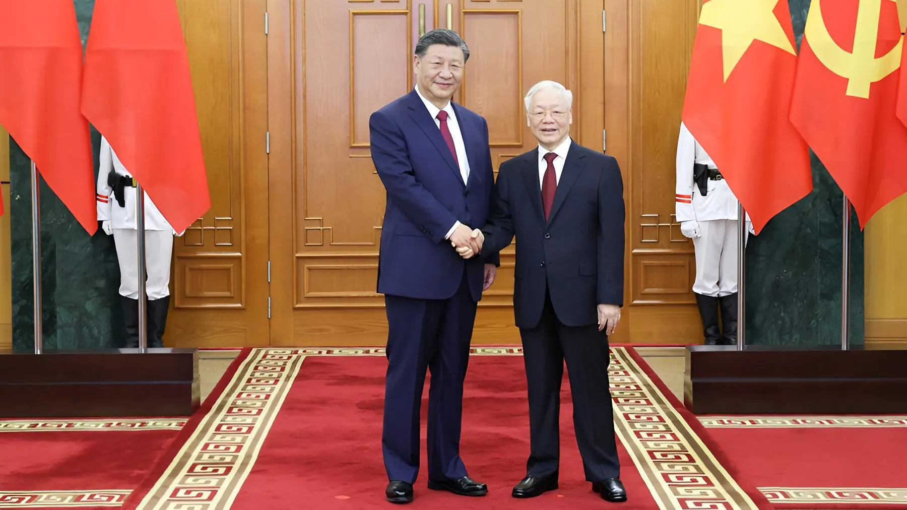 Xi Jinping przeprowadził rozmowy z sekretarzem generalnym KC Komunistycznej Partii Wietnamu