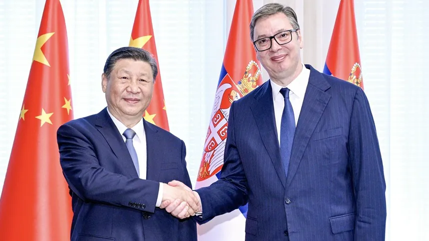 Xi Jinping przeprowadził rozmowy z prezydentem Serbii Aleksandarem Vuciciem