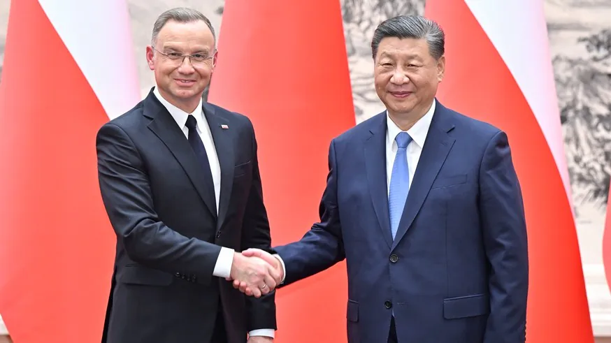 Xi Jinping odbył rozmowę z prezydentem RP Andrzejem Dudą