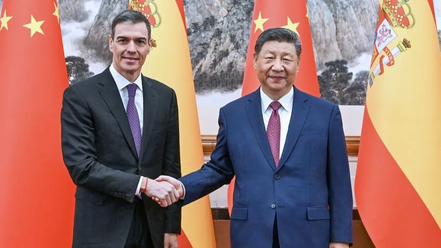 Spotkanie Xi Jinpinga z premierem Hiszpanii