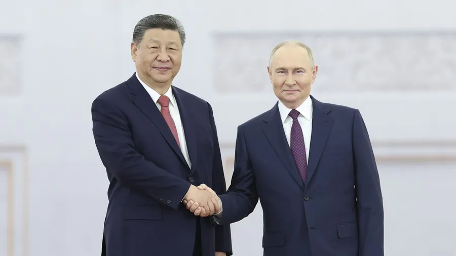 Rozmowy między Xi Jinpingiem i Władimirem Putinem