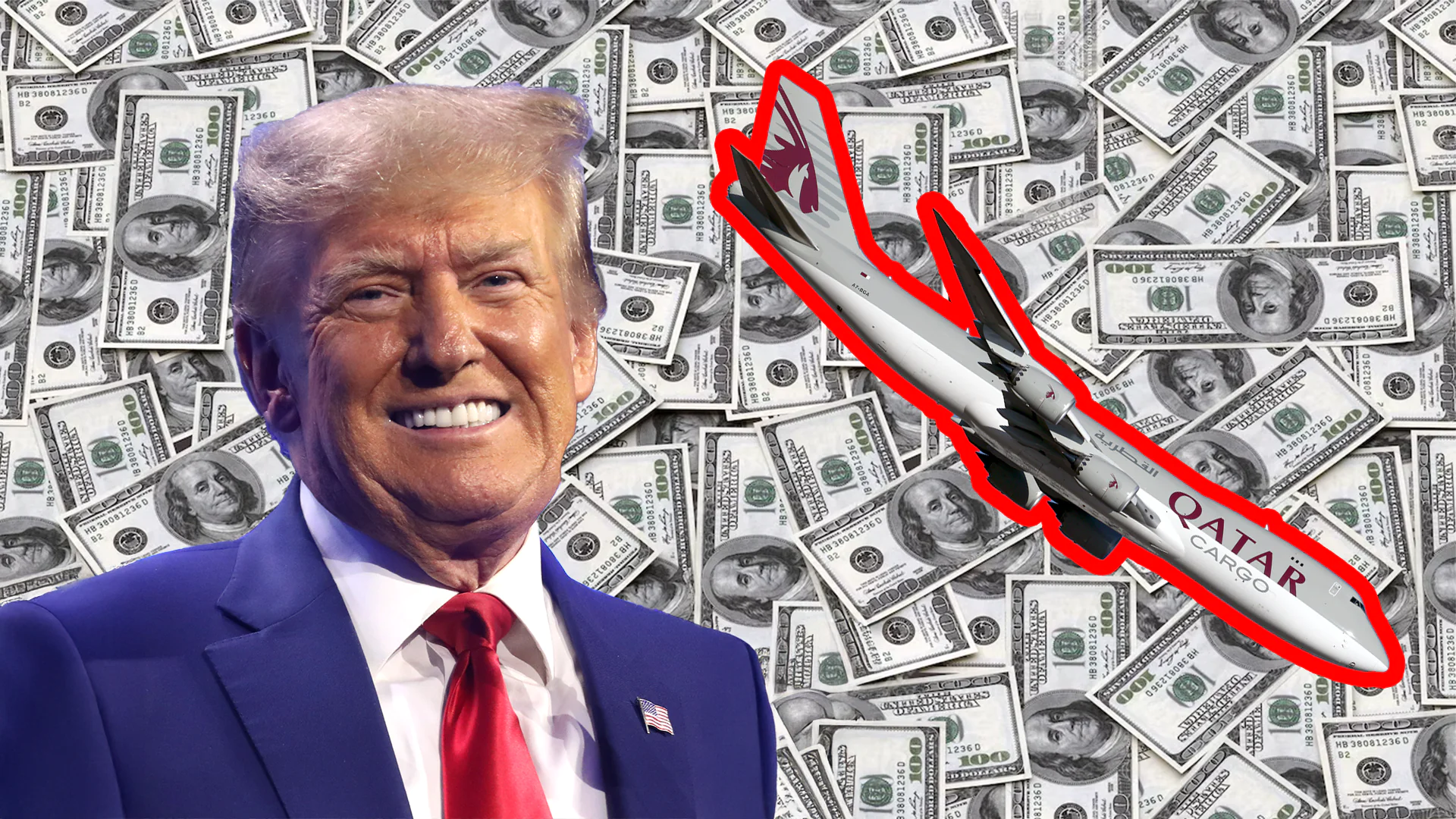 Latająca łapówka Trumpa