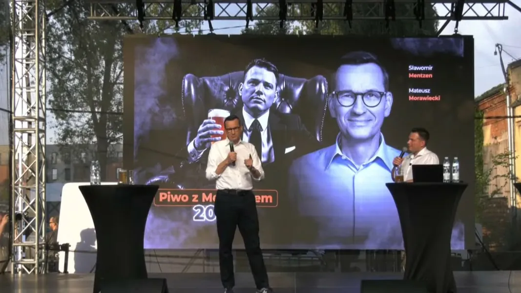 Mentzen poległ na piwie z Morawieckim