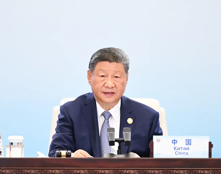 Xi Jinping przewodniczył 25. posiedzeniu Rady&nbsp;Szefów&nbsp;Państw członkowskich SCO i wygłosił ważne przemówienie