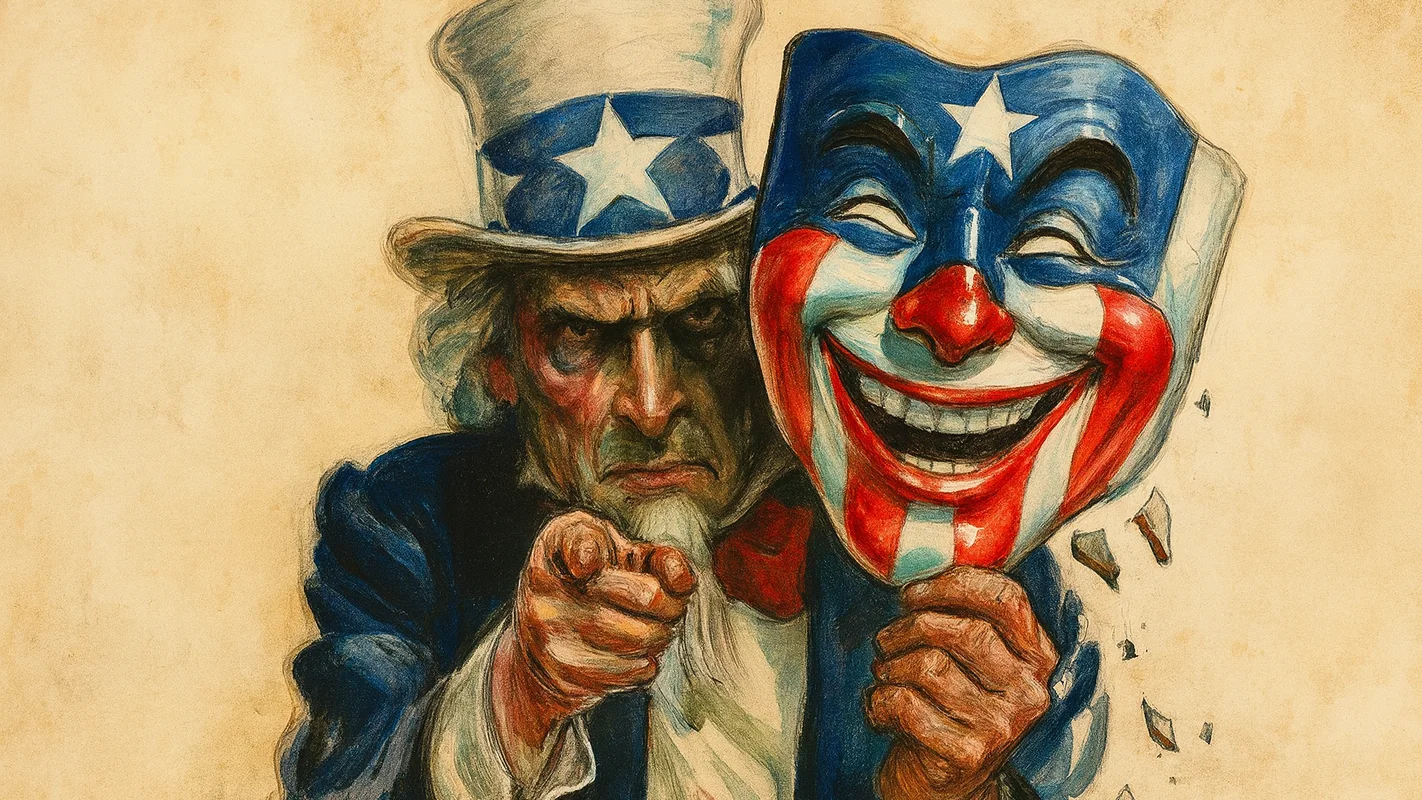 Pozostała naga siła. Wuj Sam bez maski