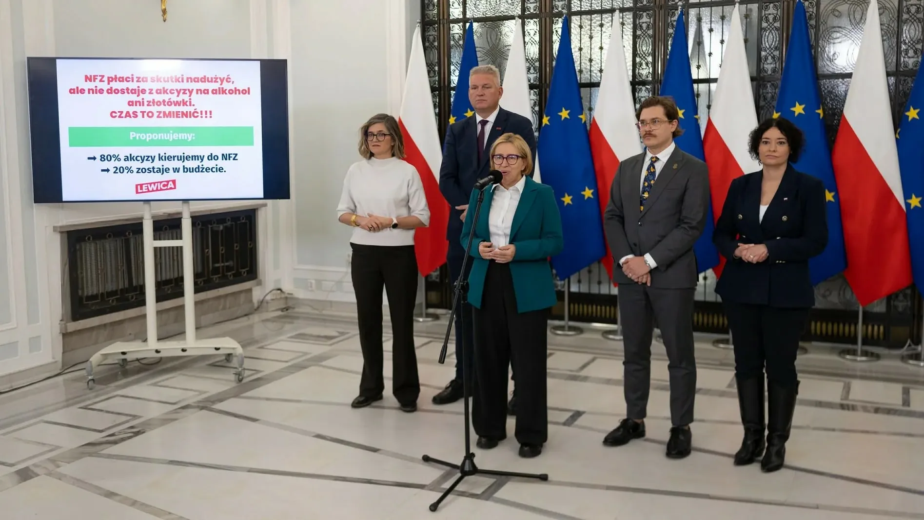 Lewica:„Przenosimy ciężar z ludzi na kapitał”