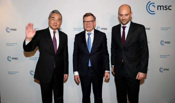 Spotkanie ministrów spraw zagranicznych Chin, Niemiec i Francji