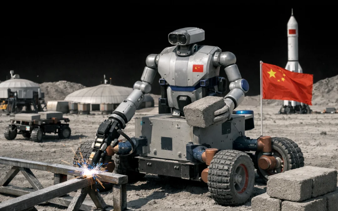 Chińska baza na Księżycu coraz bliżej. Ma być budowana przez roboty