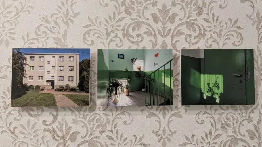 Ukryte szczątki i kwiaty w ogrodzie