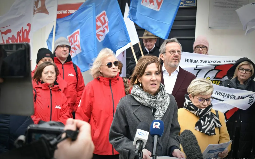 Trzy centrale związkowe wspólnie o ochronie zdrowia. „Pracownicy to nie koszt – to fundament”